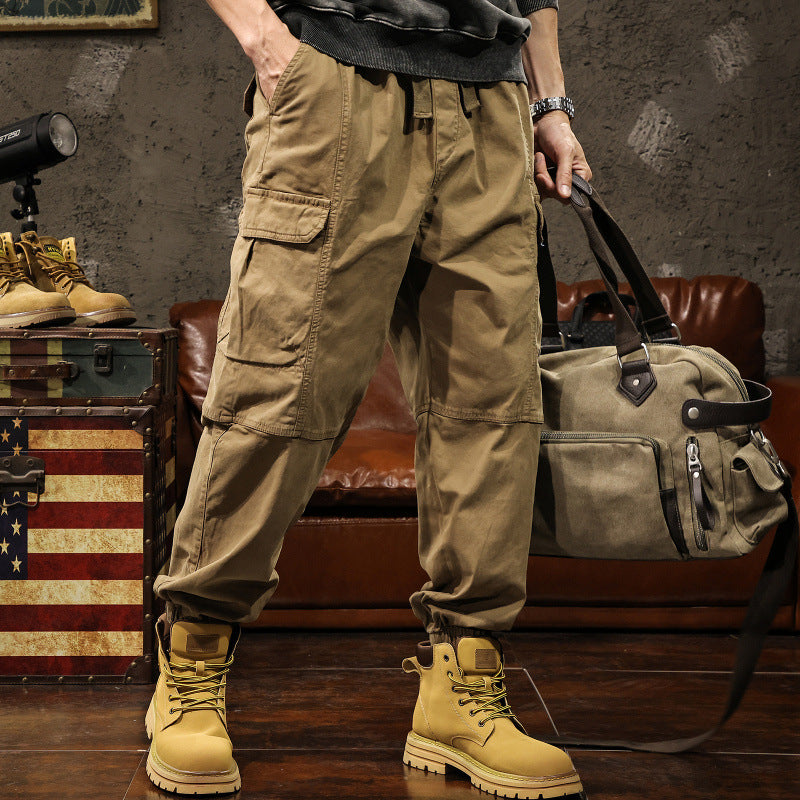 Herren Cargo-Hose mit elastischem Bund und praktischen Seitentaschen Drune