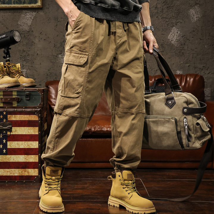Herren Cargo-Hose mit elastischem Bund und praktischen Seitentaschen Drune