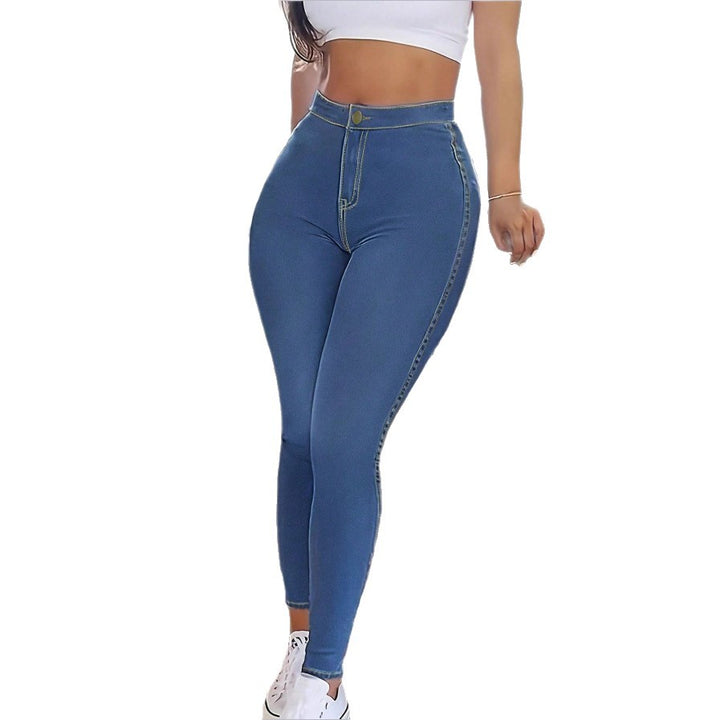 Damen High‑Waist Superstretch Skinny Jeanslegging Drune