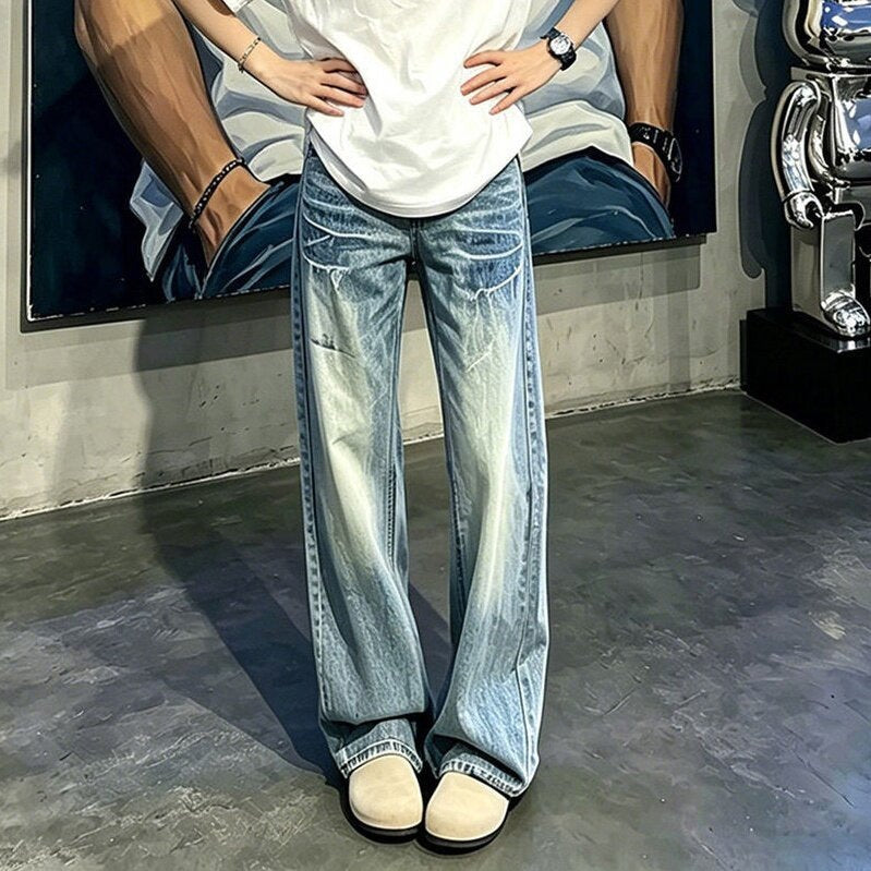 Damen Weit geschnittene Jeans Drune