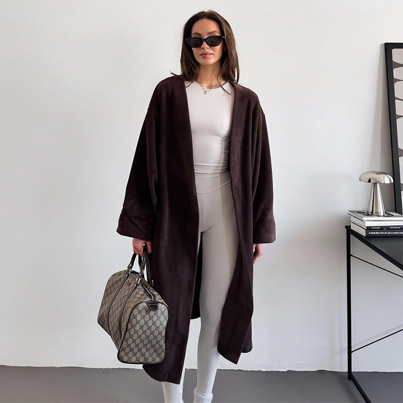 Damen Kuscheliger Oversize-Mantel Drune