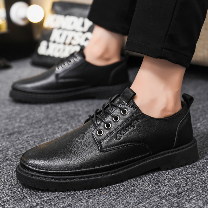 Herren Schnürschuhe mit modernem Obermaterial aus hochwertigem Leder und komfortabler Sohle Drune