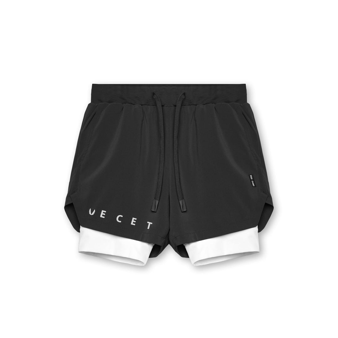 Drune | Doppellagige Shorts mit Tasche