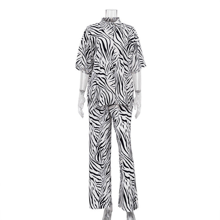 Drune-Zebra-gestreifter Anzug