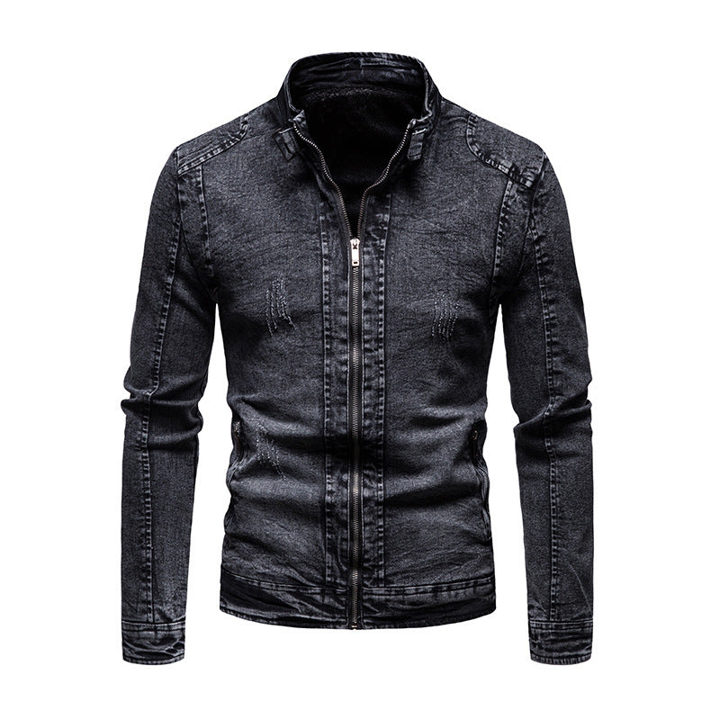 Herren Modische Jeansjacke Drune