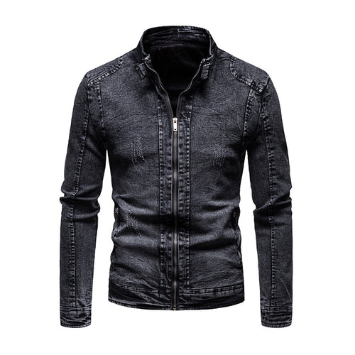 Herren Modische Jeansjacke Drune