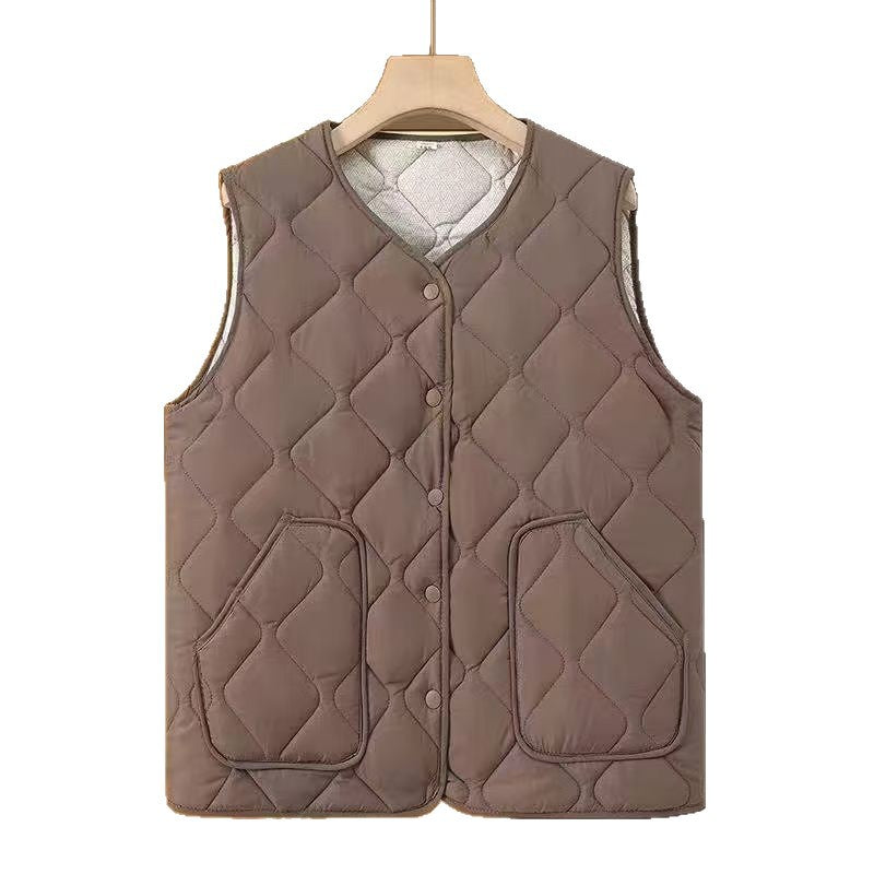 Damen Elegant gesteppte Weste Drune