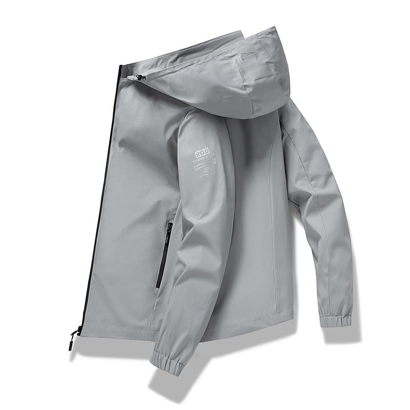 Herren Technische Outdoorjacke mit hohem Kragen Drune