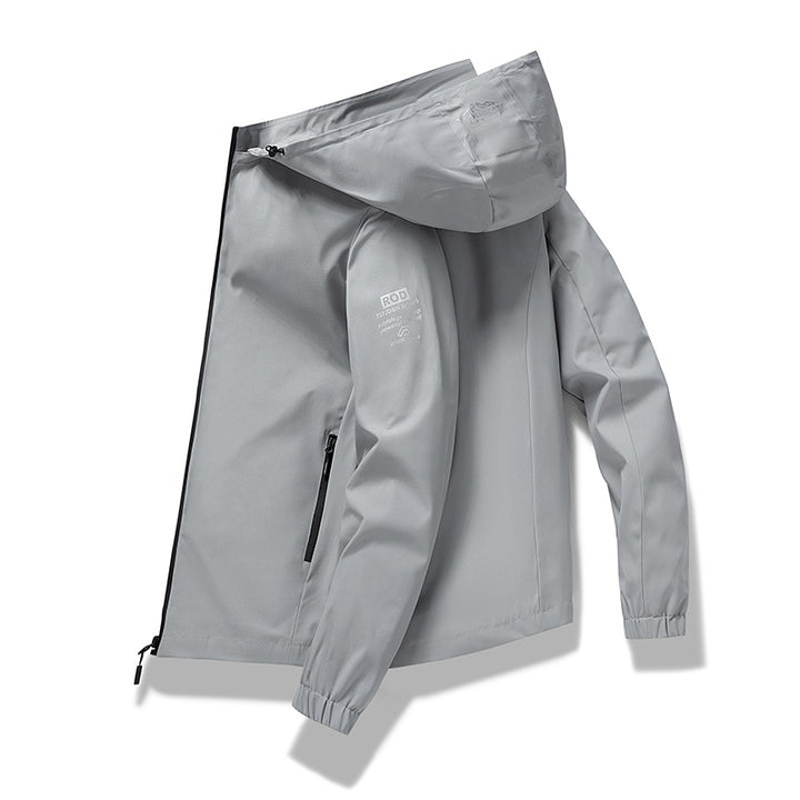 Herren Technische Outdoorjacke mit hohem Kragen Drune