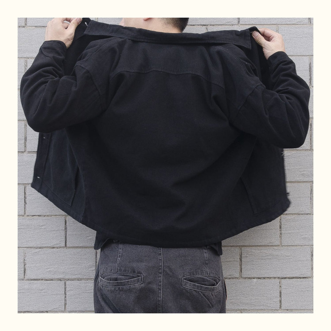 Herren Lässige Überjacke Drune