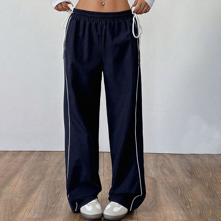 Damen Weite Freizeithose mit elastischem Bund und seitlichen Taschen Drune