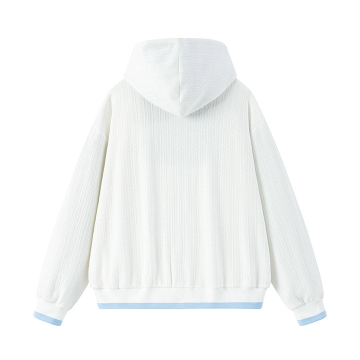 Damen Bequeme und modische Kapuzenjacke Drune