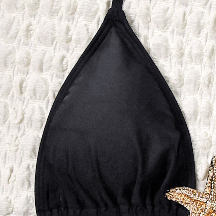 Damen Bikiniset mit transparentem Strandüberwurf Drune