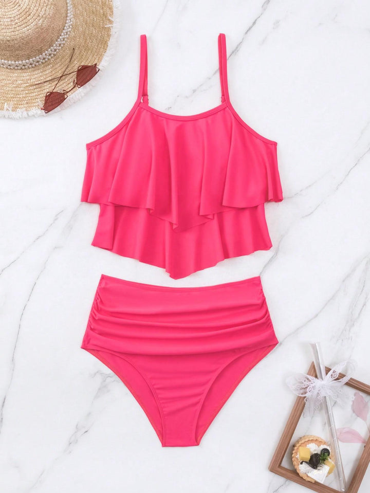 Damen Bikini-Set mit voluminösem Rüschendesign Drune
