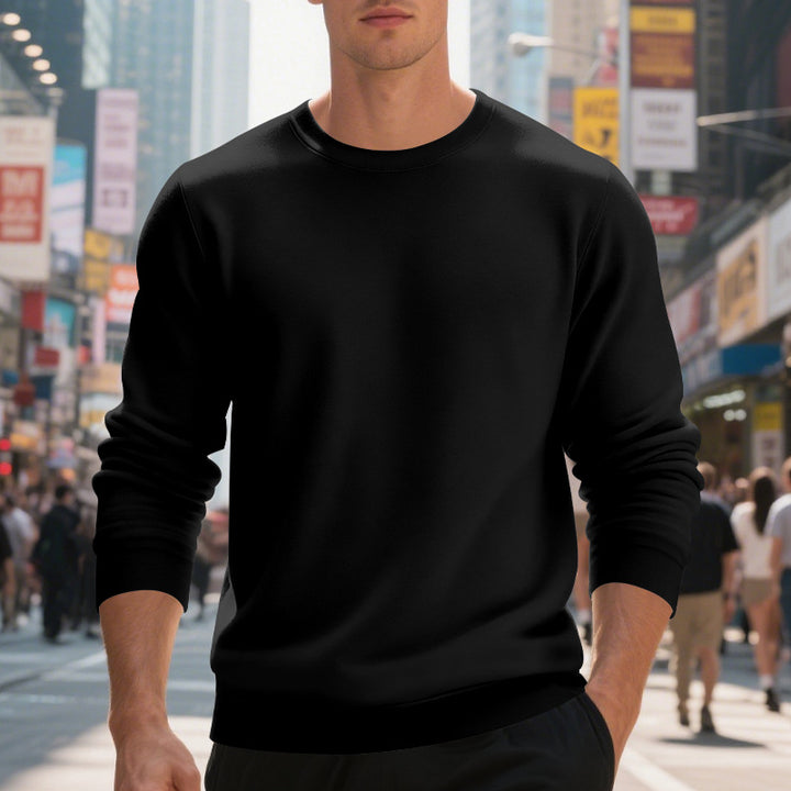 Herren Sweatshirt mit Rundhalsausschnitt Drune
