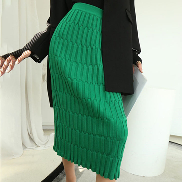 Damen Strickhose mit strukturiertem Design und weitem Schnitt Drune