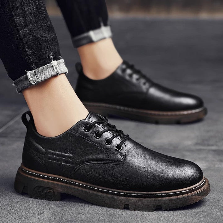 Herren Schnürschuhe aus hochwertigem Leder mit rutschfester Sohle Drune