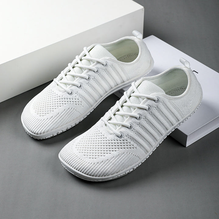 Unisex nan atmungsaktive Strick-Sneaker mit Gedächtnisschaum-Innensohle und flexibler Gummi-Laufsohle Drune
