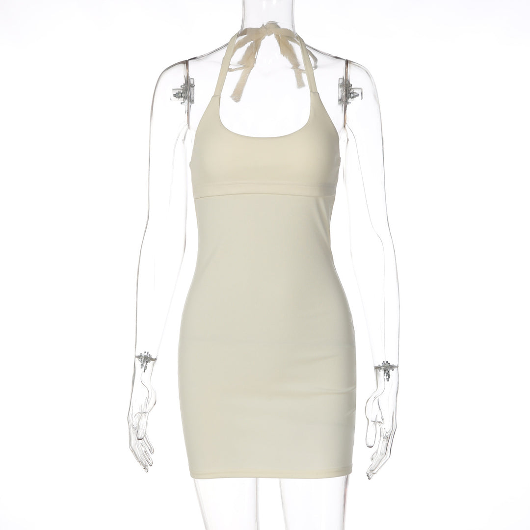Damen Freizeitkleid mit schmalem Schnitt und Spaghettiträgern Drune