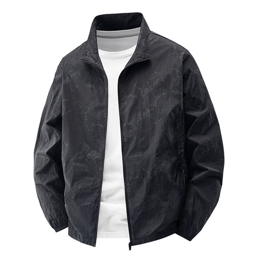 Herren Leichte Übergangsjacke mit hohem Kragen Drune 1787797311