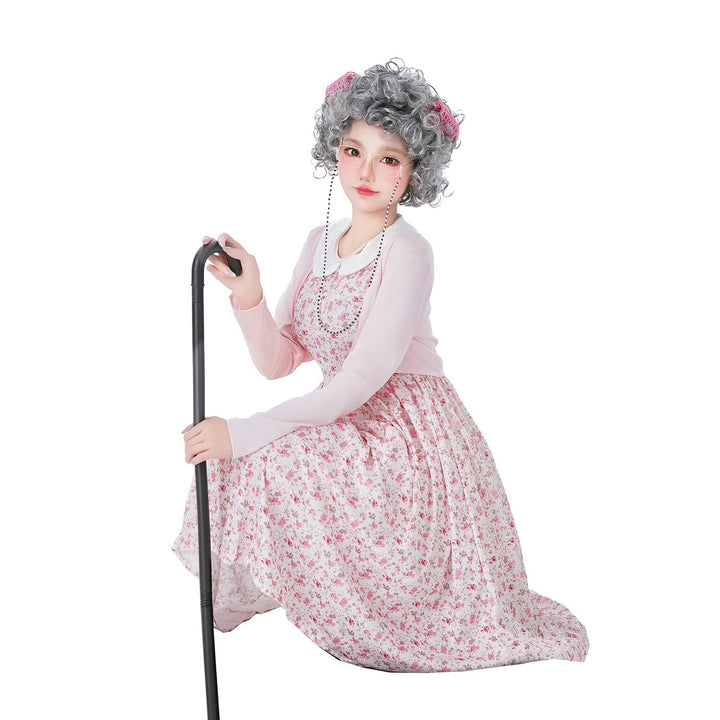 Damen Vintage-blumenmuster Kleid mit schwingendem Rock und eleganten Details Drune
