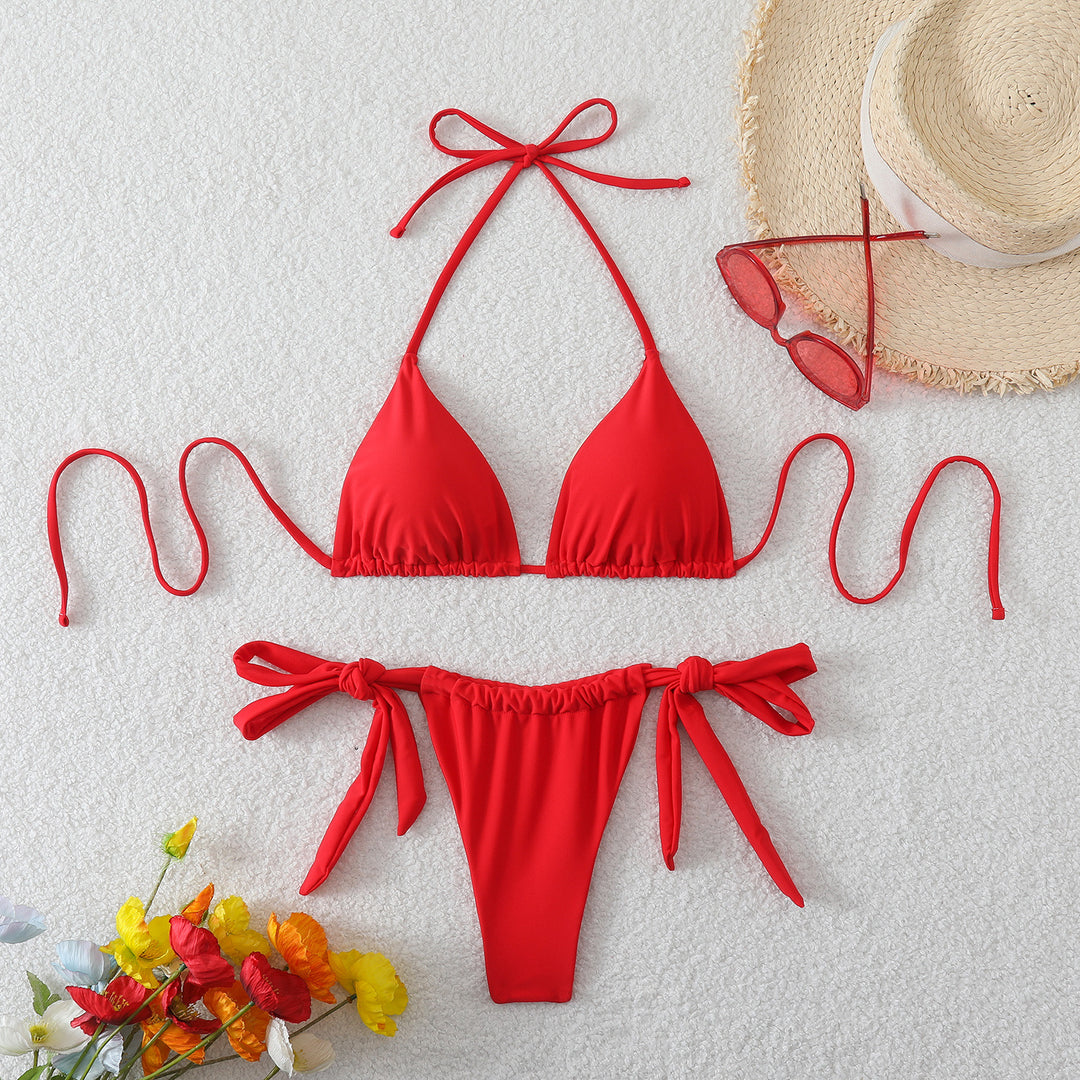Damen Triangel-Bikini mit verstellbaren Bändern Drune