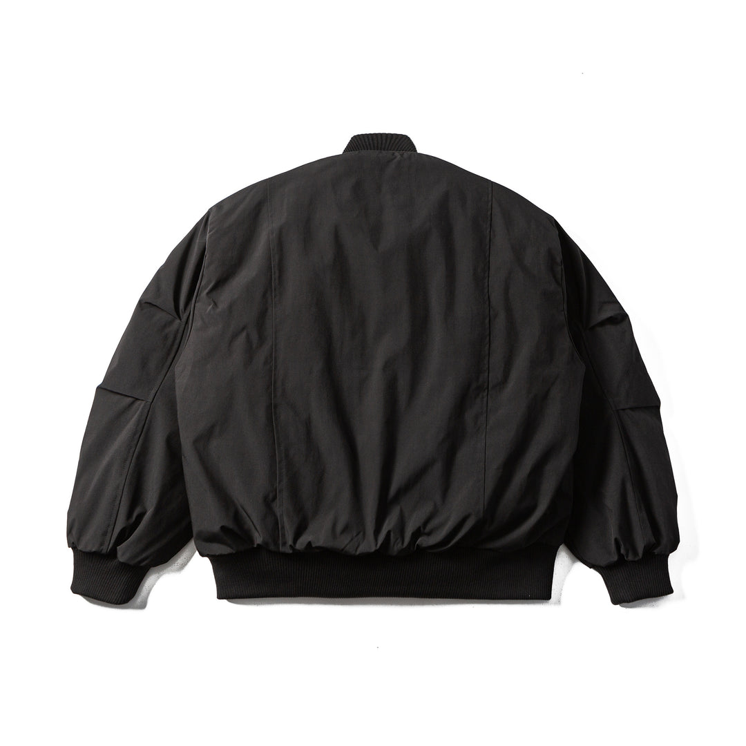 Herren Boxy wattierter Kurzblouson mit Rippenkragen und ergonomischen Eingrifftaschen Drune