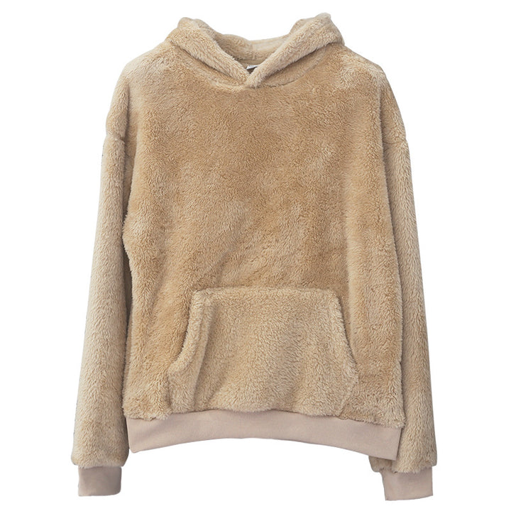 Herren kuscheliger Fleece-Hoodie Drune