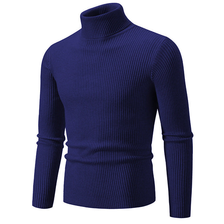Herren feiner Rollkragenpullover aus langlebigem Strickmaterial Drune