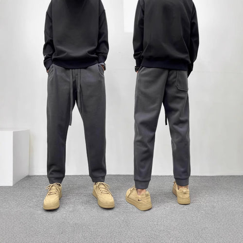Herren Lässige Sweatpants mit elastischem Bund Drune