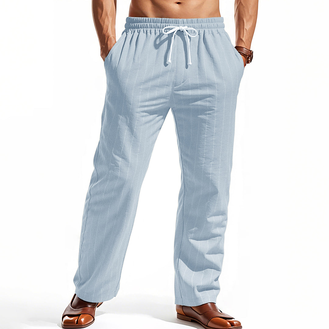 Herren komfortable Freizeithose mit gestreiftem Design Drune