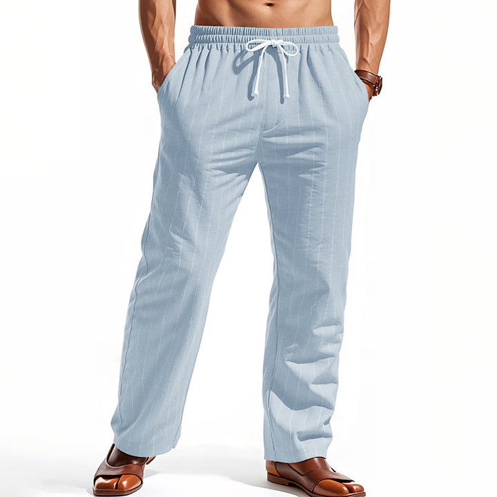 Herren komfortable Freizeithose mit gestreiftem Design Drune
