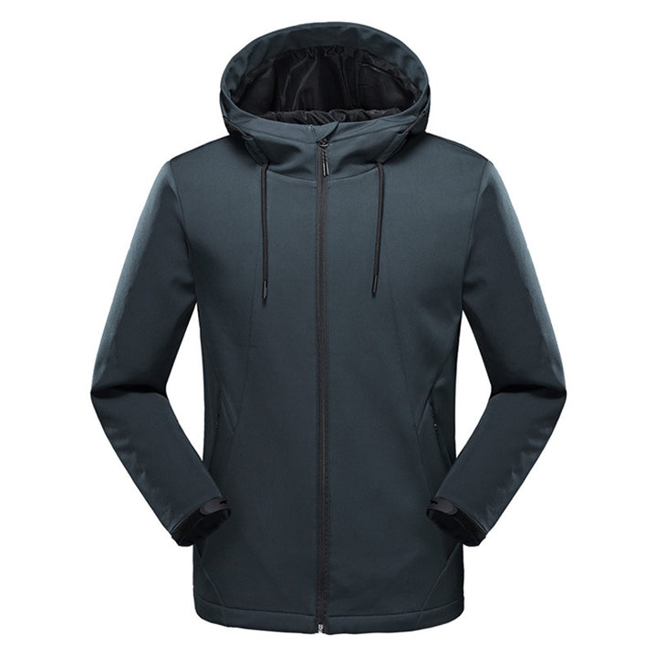 Damen Taillierte Softshell-Jacke mit Kapuze, winddichter Membran und verdeckten Reißverschlüssen Drune