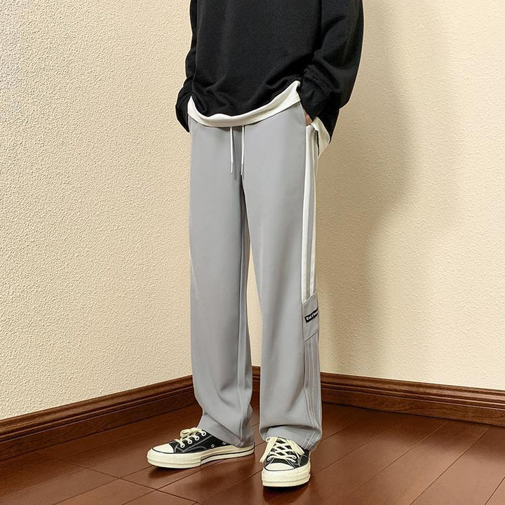 Herren Sportliche Freizeithose mit modernen Seitendetails Drune