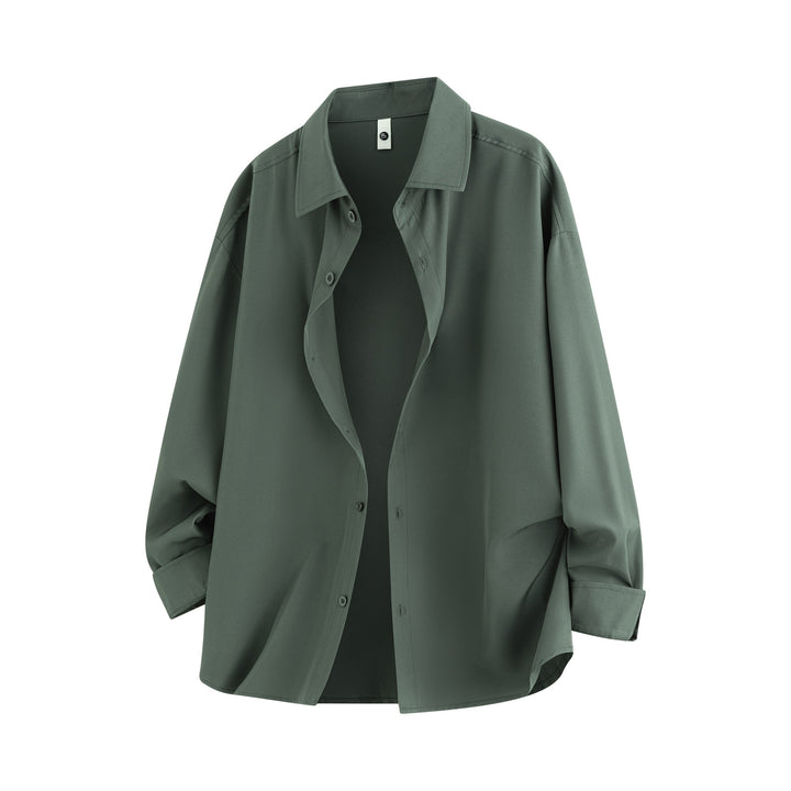 Damen nan oversized Hemdbluse aus fließendem Viskose-Mix Drune
