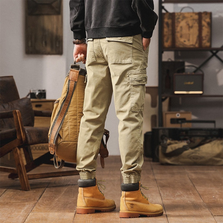 Herren Cargo-Jogginghose mit Multifunktionstaschen & elastischen Bündchen Drune