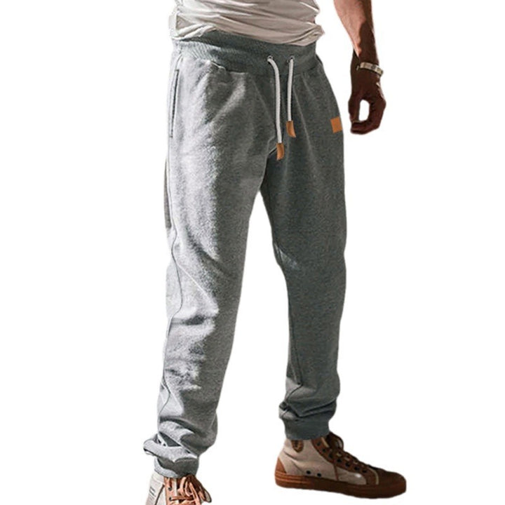 Herren Slim-Fit Jogginghose mit elastischem Bund, Kordelzug und schmalem Beinabschluss Drune