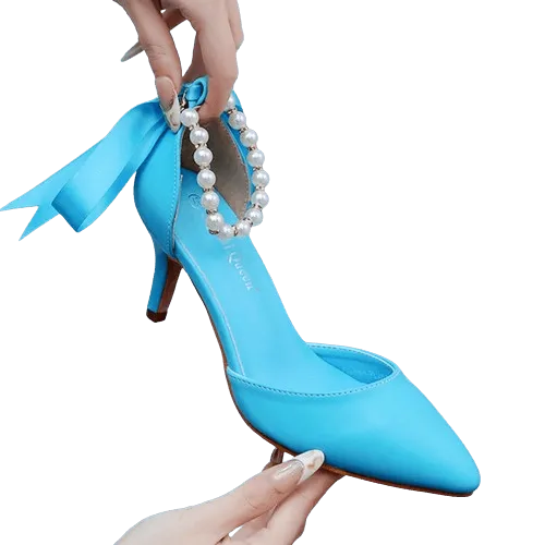 Drune | Elegante Schuhe mit Perlen und Schnalle