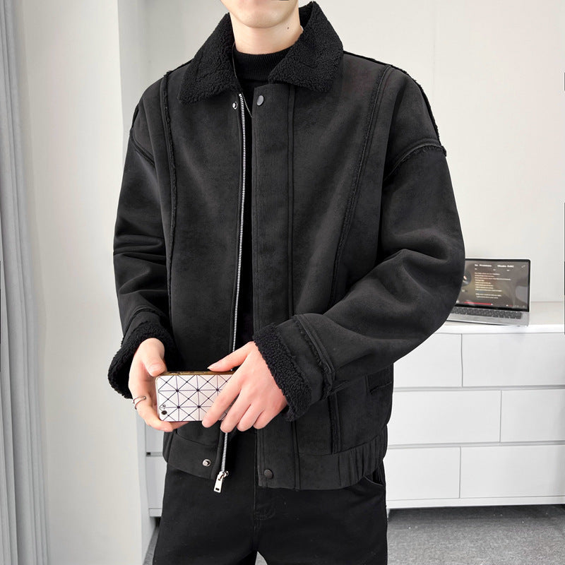 Herren Kuschelige Teddyfelljacke Drune