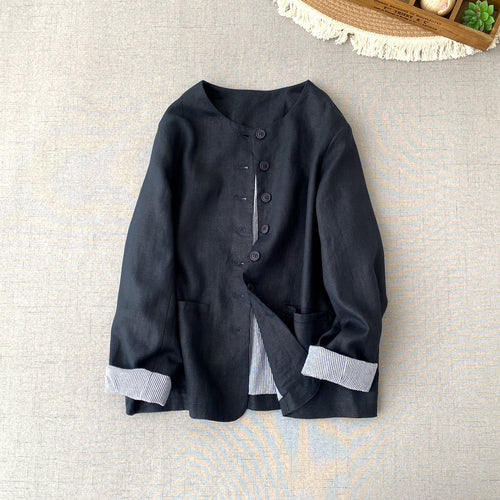Damen Stilvolle Wickeljacke Drune