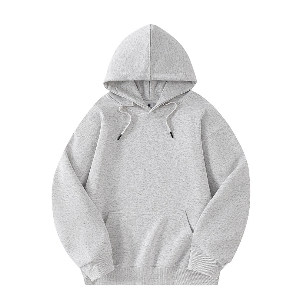 Unisex Minimalistischer Oversize-Kapuzenpullover mit French‑Terry-Qualität und verstärkten Nähten Drune