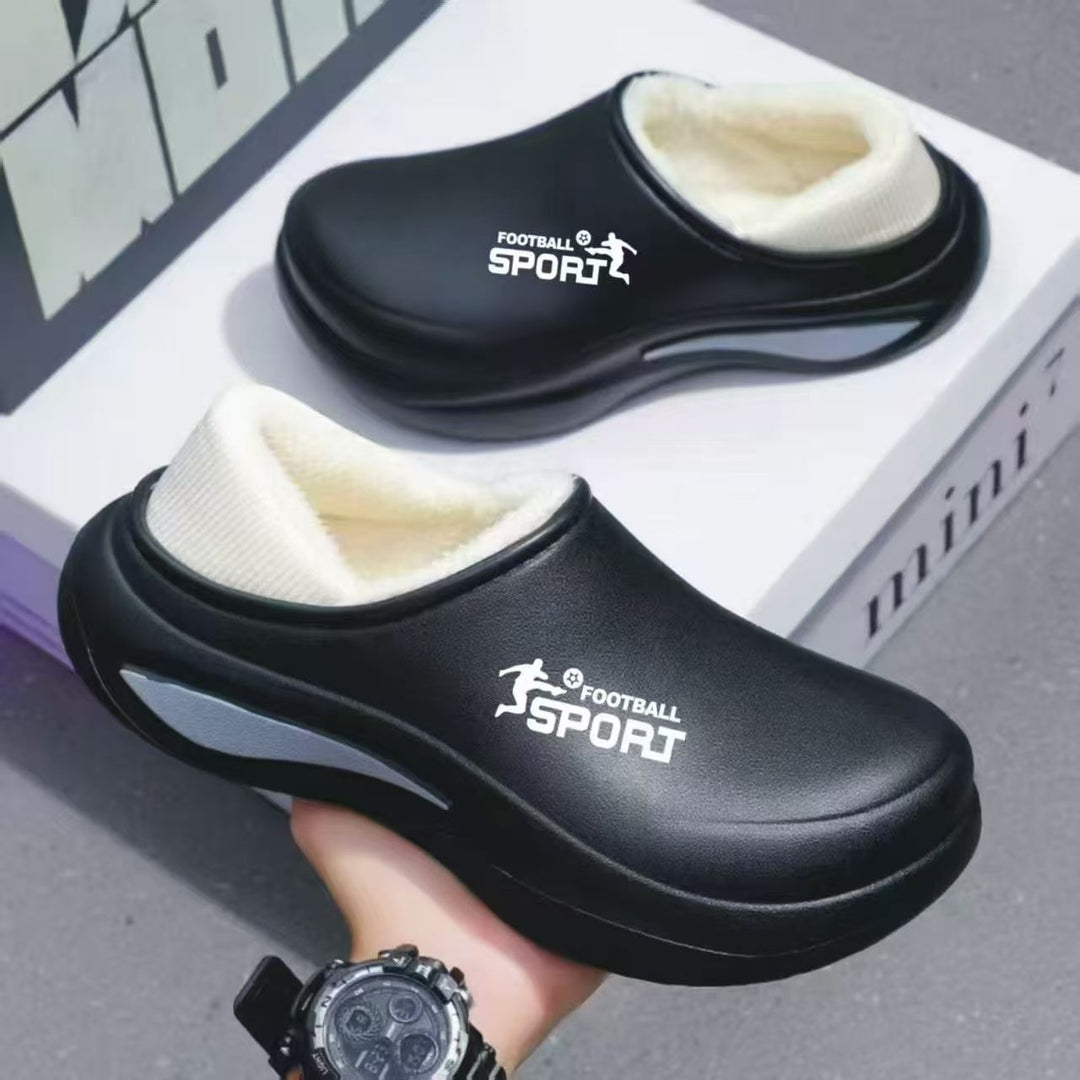 Damen Thermo‑Clogs aus EVA mit kuscheligem Futter, stoßdämpfender Slip‑On Sohle Drune