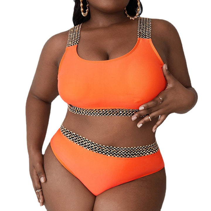 Damen Sportlicher Bikini mit glamourösen Details Drune