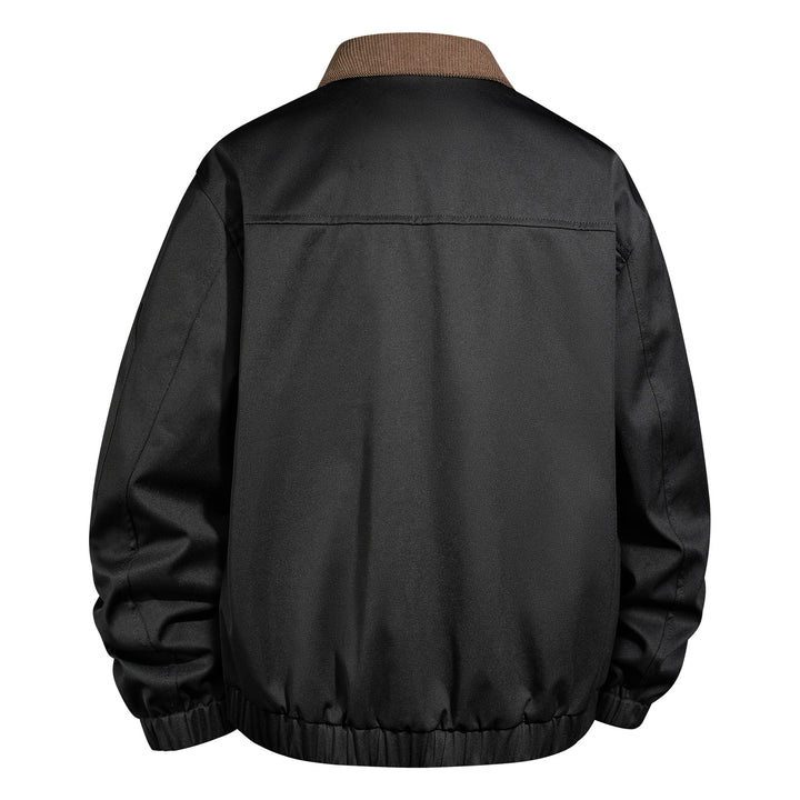 Herren Outdoor-Bomberjacke mit Cordkragen und Multifunktionstaschen Drune