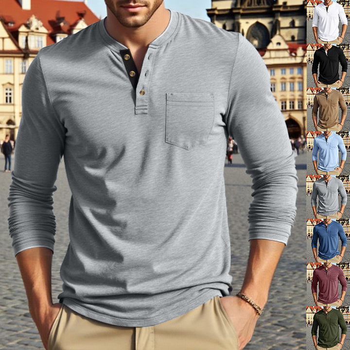 Herren Langarm-Hemd Drune