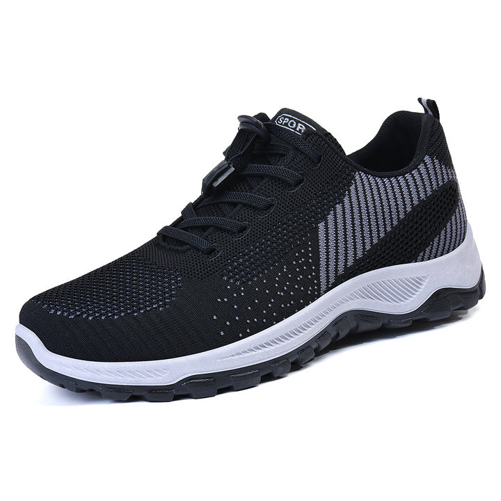 Damen nan gestrickter Slip-On Sportsneaker mit Schnellzug-Kordel Drune