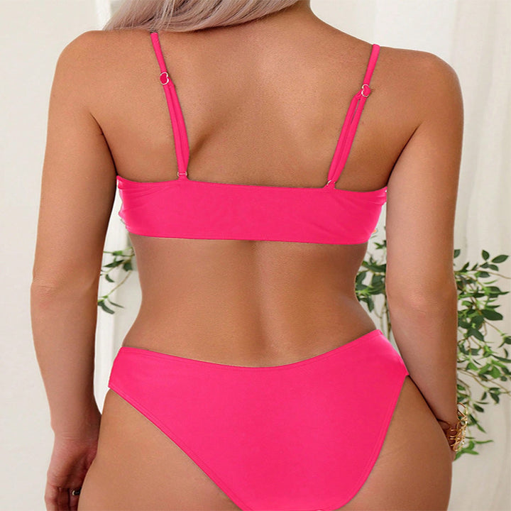 Damen Triangel-Bikini mit raffiniertem Schnür-Detail Drune