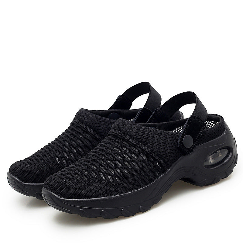 Damen atmungsaktive Slip-On Sneakers mit modischem Mesh-Design Drune