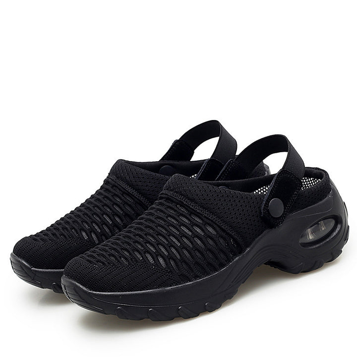 Unisex Atmungsaktive Mesh-Clogs mit verstellbarem Fersenriemen und rutschfester Sohle Drune