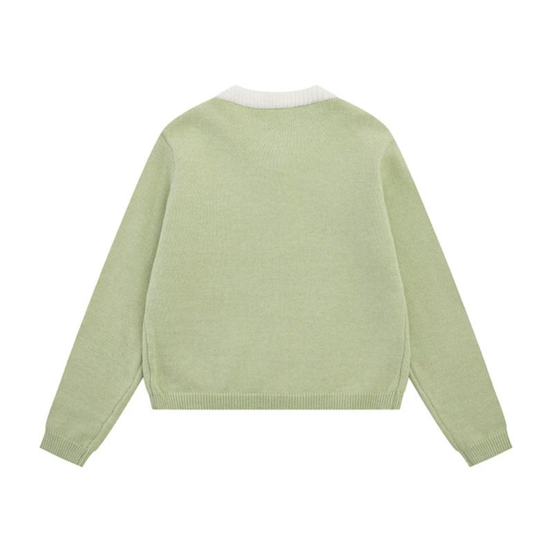 Damen Feinstrick-Cardigan mit Rundhals, verdeckter Knopfleiste und Zierbrosche Drune